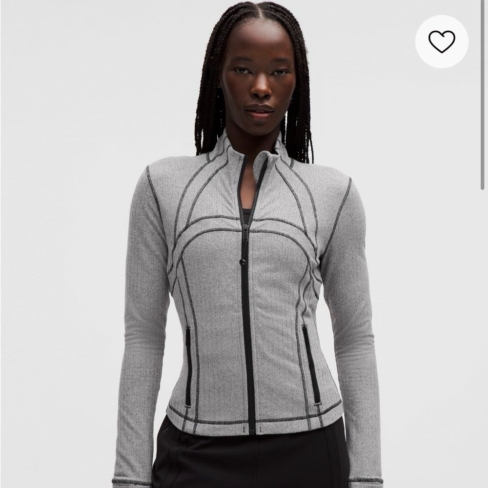 Lululemon Herringbone Cropped Define Jacket